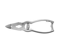 Nippes Solingen 1-Piece Stainless Steel Double Joint Pliers 16 cm | Toenail Clippers for Thick & Hard Nails, Snap-In, Pedicure & Manicure, Durable