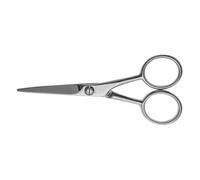 nippes Solingen Beard Scissors Nickel-Plated Steel Rustproof 11 cm Men's Beard Scissors Nose Hair Scissors Made in Germany