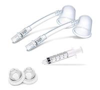 Nipple Aspirator Corrector Feeding Sucking for Flat Inverted Retraction Nipple Treatment Redress Breastfeeding Aid Health Personal Care(2 Set)