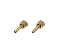Nipple Connector Pipe Fitting Barb,5pcs 6mm 8mm 10mm Hose X M10 M12 M14 M16 Metric Female Right Left Hand Brass Coupler Adapter Ball Head(Left HAND-M14X1.5 to 8MM)