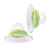 Nipple Corrector - Nipple Aspirators - Nipple Puller or Extender - Super Strong Adsorption for Breastfeeding Mom with Flat or Inverted Nipples Softly Wear Day and Night BPA Free (Green)