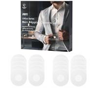 Nipple Covers for Men, 100Pcs(50 Pairs) Disposable Nipple Pasties, Soft & Breathable, Anti-Chafing Sports Nipple Cover for Runners, Athletes, Daily Wear, White