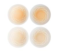 Nipple Covers, with Invisible Seamless Design, 8.5cm, Non Adhesive Silicone Nipple Pasties, Invisible Sticky Bra, Reusable and Washable, for Women, Gym, Wedding, Sports, Dance, Swimming, Backless