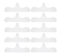 Nipple for Bra - 10 Pieces Under-Breast Absorbing Protectors | Washable Pads for Gym Training Pilates Yoga Fitness and Daily Use
