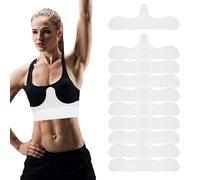 Nipple for Bra | 10 Sweat Absorbing Inserts Under The Breast - Washable Pads for Gym Training Pilates Yoga Fitness and Daily Use