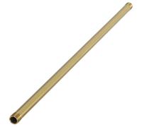 Nipple Pipe 300mm Polished Brass M10 for Lamp Fixture Rod