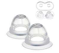 Nipple Shields, 2Pcs Nipple Corrector for Inverted, Flat and Shy Nipples, Nipple Protector, Breast Shields for Breastfeeding or Women, Softly Wear Day and Night（1 Pair with Travel Case）