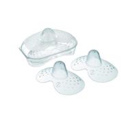 Nipple Shields Size 1 (Pack of 2), Breast Shields with Sterilisable Travel Case