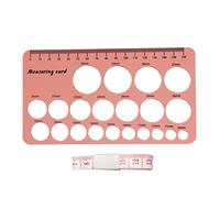 Nipple Sizing Tool Efficient Breastpump Flange Ruler Feeding Supply Accessories Breastpump Flange Measuring Tool