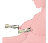 Nipple Sucker Enlargement Enlarger Set Nipple Clit Sucker Trigger Pump 2 x Nipple Corrector Cups - Nipple Inverted, Flat and Shy Nipples