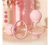 Nipple Sucking Massager with 9 Vibration Modes, 360° Rotating Nipple Stimulator, 3 Silicone Massage Heads, Breast Sucker Pleasure Toy for Women and Couples