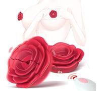 Nipple Toys Nipple Clamps Vibrator - SM Adult Toys Women Sex Toys Stimulator with 10 Vibrating Modes, Female Wearable Adjustable Vibrator Toy, Adult Lesbian Sex Toys & Games for Women Couples