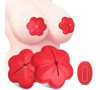 Nipple Toys Nipple Vibrator Sex Toys - SM Vibrating Nipple Clamps Sex Pleasure Women with 10 Vibration Modes,Invisible Nipple Clips with Remote Control,Couples Sex Toys