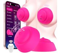 Nipple Toys Vibrator for Women with Remote Control, Nipple Clamps Sucking with 10 Vibrating Modes, Remote Control Nipple Toy for Women Couples, Adult Sex Toys for Couples