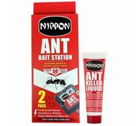 Nippon Bundle (1 Each Ant Bait Station Twin Pack & Ant Killer Gel 25G) 2 Pack