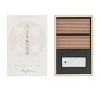 nippon kodo OEDO-KOH - Cherry Blossoms 60 Sticks w/Incense Holder, Japanese Quality Incense