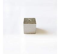 nippon kodo Silver Cube 1pc - Modern Cube Brass Incense Holder Collection Japanese Quality Incense Since 1575