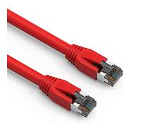 Nippon Labs 3Ft Cat.8 S/FTP Ethernet Network Cable 2GHz 40G Red (60CAT8-3-24BK)