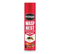 Nippon Wasp Nest Destroyer Foam, Fast-Acting, Powerful Aerosol Spray, Effective at 3 metres, Quick Acting, Suitable for Indoor and Outdoor Use- 300ml