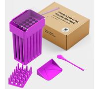 NIPRO 24 Rolling Machine Pre Rolled Cones 108mm, Lia 12 or 24 King Size - Roller Herb Cone Filling Tubing Machine (Pink)