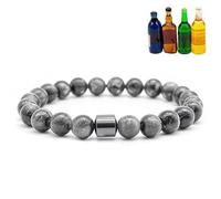 NIQIPOK Glame Anti Alcohol Bracelet, Glame International Anti Alcohol Bracelet GM Mgnetic Bead to Reduce the Urge to Drink Jewelry for Women Men Helps Relief Anxiety Frustration Irritability, One Size