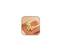 NIQIPOK Gold Bow Rings for Women Dainty Ribbon Bowknot Rings Adjustable Open Bow Rings Faith Statement Jewelry, Metal, No Gemstone