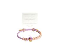 NIQIPOK To My Granddaughter Bracelet A Link That Can Never Be Undone Peach Blossom Bracelet from Grandma,Always Be Brave And Be Strong Adjustable Braided Bracelets Granddaughter Bracelet, Adjustable