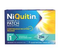 NiQuitin 21mg Clear 24 Hour 7 Patches Step 1 - PACK OF 3 [Personal Care]