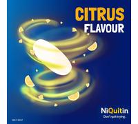 NiQuitin 4mg Minis Citrus Lozenges - Citrus Flavour (3 x Pack of 20