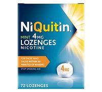NiQuitin 4mg Nicotine Lozenges - (72 Mint Lozenges) - Fast, Effective Craving Relief - Stop Smoking Aids For Taking At Home Or On The Go - For Help Quitting Or Reducing Smoking or Vaping