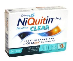 Niquitin Cq Clear Patch 7mg (7 Patches)