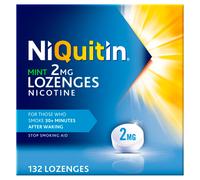 NiQuitin Mint 2 mg Lozenges - Effective Smoking Craving Relief - 132 - Long-Last