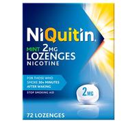 NiQuitin Mint 2 mg Lozenges - Effective Smoking Craving Relief - 72 Lozenges - Long-Lasting Effect - Reduce and Quit Smoking Aid