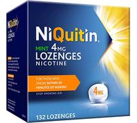 NiQuitin Mint 4 mg Lozenges - Effective Smoking Craving Relief - 100 Lozenges - Long-Lasting Effect - Reduce and Quit Smoking Aid