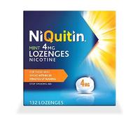 NiQuitin Mint 4 mg Lozenges - Effective Smoking Craving Relief - 132 Lozenges - Long-Lasting Effect - Reduce and Quit Smoking Aid