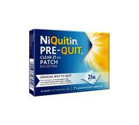 NiQuitin - Pre-Quit Patch - 21 mg - 7 Clear Nicotine Patches 1 Week