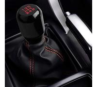 Nirananda Manual 5 Speed Universal Gear Stick Shift Knob Racing for JDM Aluminum Shifter (Black)