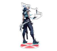 NIRBO Valorant Stand Figure,Valorant Stand Model Acrylic Ornaments Collections Game Acrylic Ornaments Standee Character Decorations for Fans(01) (Jett)