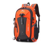 Nircho 40L Hiking Backpack Lightweight Breathable Trekking Rucksack for Men Women, Durable Water Resistant Travel Bag for Skiing Camping Climbing Cycling Trekking Mountaineer Outdoor Sports (Orange)