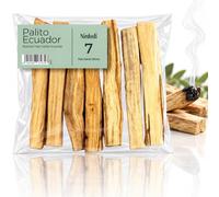 NIRDOSH - Palo Santo to Burn Natural Incense Stick from Ecuador - 7 Wooden Sticks 10 cm - 100% Original and Organic for Meditation Yoga Sacred Wood Bursera Graveolens (7 Sticks)