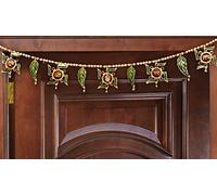 NIRMAL HANDICRAFT Metal Swastik Wall Door Hanging Toran, Door Hanging For Diwali Multicolor, 40 Inches