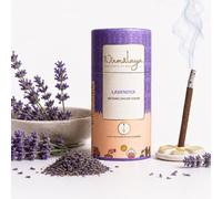 Nirmalaya 100% Natural Lavender Dhoop Sticks for Pooja 40 Sticks | Bamboo Less Dhoop Sticks for Home/Office | Dhup for Puja with Holder Stand | Best for Long Lasting Fragrances