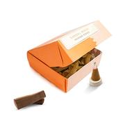 Nirmalaya 100% Natural Sandalwood Incense Cones (Dhoop) Incense Cones (40 Units) Dhoop Cones for Pooja Incense Cones for Fragrance Full