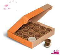 Nirmalaya Organic Cow Dung Havan Cups (15 pcs) | Desi Cow Dung Dhoop Cups for Pooja - Jatamassi, Loban, Guggal