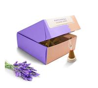 Nirmalaya Premium Luxury Natural Patchouli Incense Cones | Bamboo Less & Charcoal Free | Pack of 40 Cones, 100g | Ideal for Home, Office, Yoga, Meditation & Aromatherapy | Long Lasting Fragrance