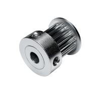 NIRNHYRUR Bore belt pulley wheelton 1PCS HTD 5M 10T 12T Bore 5/6/6.35/7/8/10mm Belt Width 15/20mm K-Type Synchronous Wheel 3D Printer Parts(12T 6mm Grooves 16)