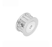 NIRNHYRUR Bore belt pulley wheelton 1pcs T5 AF Aluminum Alloy 16T Teeth Synchronous Wheel Belt Width 10/15/20/25mm Bore 5-14mm Pitch 5mm(16T Grooves 22 Bore 12.7)