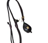 NIRNHYRUR Bracelet Vietnamese Nha Trang Agarwood Burl Natural Shape Pendant with Five Sutra Inscriptions Sink-Grade Necklace