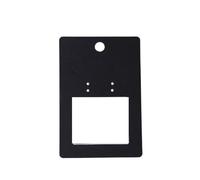 NIRNHYRUR Earring Cards 400pc 6x9cm Self-Adhesive Plastic Cello Bag Earrings Display Necklaces Keychain(Black)