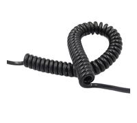 NIRNHYRUR Electric wire 7 Core 22AWG Spiral Shielding Cable Stretch 1 Meter to 10 Meters 0.3mm Square Spring Expansion Wire(Stretch 5 meter)